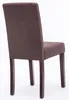 set di 2 sedie da pranzo Ina in tessuto cappuccino Anteprima dell’immagine prodotto 4