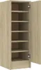 vidaXL Armoire à chaussures Chêne Sonoma 32x35x92 cm Bois Voir les images du produit 1