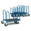 fetra 2980, Sperrholz, Stahl, Transportwagen, Blau, 400 kg, Produktbild-Vorschau 3