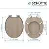 SCHÜTTE MDF WC sedátko MODERN WOOD, WC sedátko s měkkým Náhled obrázku produktu 7