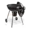 A black kettle grill with a silver grate and legs, shown on a white background. Produktbild-Vorschau