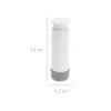 A white vacuum pump with a gray base is shown against a white background, with dimensions indicated by lines and text. Náhľad obrázku produktu