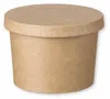 100x Eisbecher Feinkostbecher aus Kraftpapier  rund 230ml Produktbild-Vorschau 1