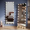 SONNI 160 x 60 x 3,5 cm blanc miroir de dressing sur pied Voir les images du produit 2