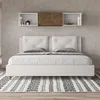King-Size-Polsterbett mit Stauraum 180x200 Appia K - Weiß Produktbild-Vorschau 4