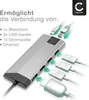CELLONIC 8-in-1 USB Splitter Hub - USB C auf HDMI Adapter Produktbild-Vorschau 3