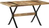 "Winter Sale"Esstisch 140x70x76 cm Raues Mangoholz - Produktbild-Vorschau 2