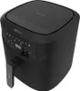 A black Cecotec air fryer is shown from a slightly elevated angle against a white background. Produktbild-Vorschau
