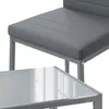Jídelní stůl sestava Vicco Grand Šedá 120 x 75 cm Sada 4 Náhled obrázku produktu 6