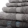 Komfortec 2er Handtuchset aus 100% Baumwolle, 2 Handtücher Produktbild-Vorschau 4