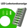 GP Battery E821 Rundzellen-Ladegerät NiMH Micro AAA Mignon Anteprima dell’immagine prodotto 2