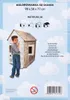 A child is shown coloring a 3D cardboard house. The image also displays instructions and product details. Anteprima dell’immagine prodotto