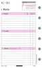 Agenda settimanale Mini 1 settimana/2 pagine Calendario Anteprima dell’immagine prodotto 7