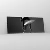 Bilder auf glas - Einteilig - Ballerina Figur Schwarz und Produktbild-Vorschau 4