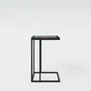 Tavolino - 40 x 29 cm - Nero - Struttura in metallo Anteprima dell’immagine prodotto 2