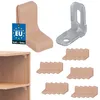 KOTARBAU® Set van 25 metalen plankdragers met kunststof Productafbeelding-voorbeeld 1