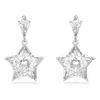 Swarovski Damen Ohrringe Ohrhänger Stern Edelstahl Stella Produktbild-Vorschau 1