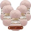 5 x ALIZE Angora Gold 161 Powder mit Label Produktbild-Vorschau 1