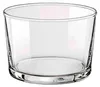 A clear glass tumbler is shown against a white background. Voir les images du produit
