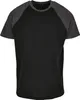 Build Your Brand BY007 | Maglietta Raglan a contrasto da Anteprima dell’immagine prodotto 10