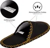 ONVAYA® ABS Gästepantoffel | Home schwarz-gold | 6er Set | Produktbild-Vorschau 5