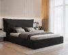 VALLH Polsterbett Bett 140x200 mit bettkasten Beige Samt - Produktbild-Vorschau 1