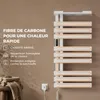 S'AFIELINA Sèche-serviettes électrique avec étagère Voir les images du produit 3