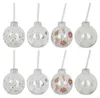 BURI Trinkglas Christbaumkugel 400ml 8er Set aus Glas mit Produktbild-Vorschau 1