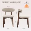 COLAMY 2er Set Küchen- und Esszimmerstühle, elegant und Produktbild-Vorschau 6