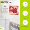 ARTland Wandbild, selbstklebend Rosa/rotes Herz Größe: Produktbild-Vorschau 2