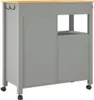 vidaXL Wózek kuchenny MONZA 84x40x90 cm lite drewno sosnowe Podgląd zdjęcia produktu 7