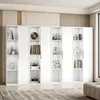 HOMCOM boekenkast met 7 niveaus, boekenschap met deur, Productafbeelding-voorbeeld 9