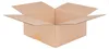 An open cardboard box on a white background. Produktbild-Vorschau