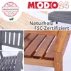 MODO24 Gartenbank Holz, 2-Sitzer, Schutzhülle Cordura, Produktbild-Vorschau 8