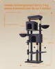 A detailed diagram of a multi-level cat tree with dimensions and specifications. Produktbild-Vorschau