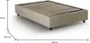 Quadratisches und halbes Bett Daronic, Containerbett mit Produktbild-Vorschau 3