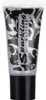 Glitzer-Gel Tube Make up silber 25 ml - Einheitsgröße Produktbild-Vorschau 2