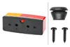 A product shot of a vehicle light and its accessories against a white background. Produktbild-Vorschau