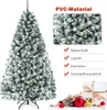 COSTWAY 180cm sztuczna choinka ze śniegiem, 600 igieł PVC i Podgląd zdjęcia produktu 4