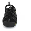 A black KEEN Clearwater Cnx M sandal for men is shown from the front against a white background. Produktbild-Vorschau