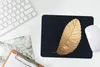 MuchoWow® Mauspad Mousepad Gold - Blätter - Schwarz - Produktbild-Vorschau 5