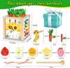 7-in-1 Montessori Aktivitätswürfel aus Holz – Lernspielzeug Produktbild-Vorschau 1