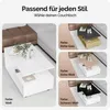 CASARIA® Couchtisch Weiß Holz mit Stauraum 95x55cm Produktbild-Vorschau 7