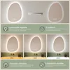 S'AFIELINA Miroir de salle de bain 75 x 55 cm avec Voir les images du produit 5