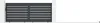 A dark gray sliding gate with horizontal silver slats, shown from the front. Produktbild-Vorschau
