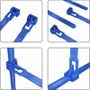 Kabelbinder Wiederverschließbar, 350mm x 7,6mm blau Nylon Produktbild-Vorschau 3