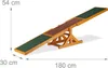 relaxdays hojdačka pre psov Dog Agility hnedá 180,0 x 30,0 Náhľad obrázku produktu 4