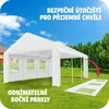 Zahradní pavilon 6x4m se 4 bočními panely - bílý Náhled obrázku produktu 4