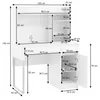 BEAUTYSOFA Moderner Arbeitstisch BOREO 100 x 136 cm Produktbild-Vorschau 11