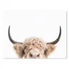 MuchoWow® Mauspad Mousepad Kuh - Hörner - Tiere - Natur Produktbild-Vorschau 1
